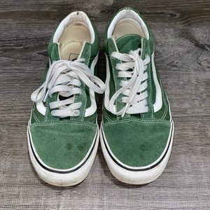 Green Old Skool Vans Sneakers Size 9.5 Women’s